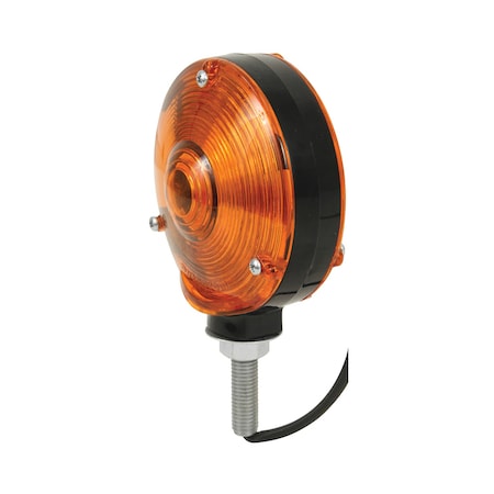 A & I Products Safety Light, Amber, Plastic Housing, Plastic Lens 6" x4" x6" A-28A41